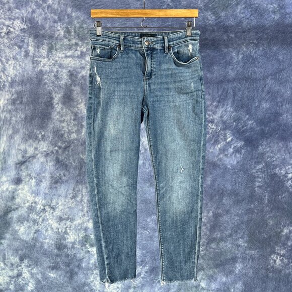 Lucky Jeans Ava Crop Denim Sz 8 /26 - Picture 1 of 4